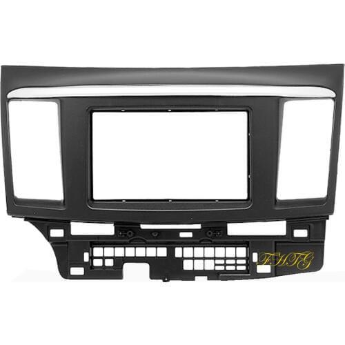 Car Radio Fascia,Dash Kit is suitable for 2010 Mitsubishi Fortis & Lancer,Double Din Car Audio Frame