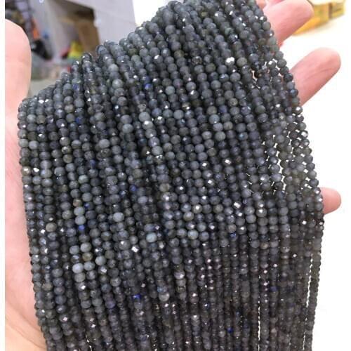 Natural Stone Beads High Quality Beads for Women Party Gifts Jewelry Making Necklace Bracelet Size 3x4mm