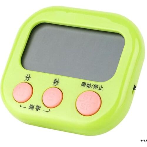 Digital Kitchen Timer with Big Digits Countdown Up Magnetic Backing Stand Timer