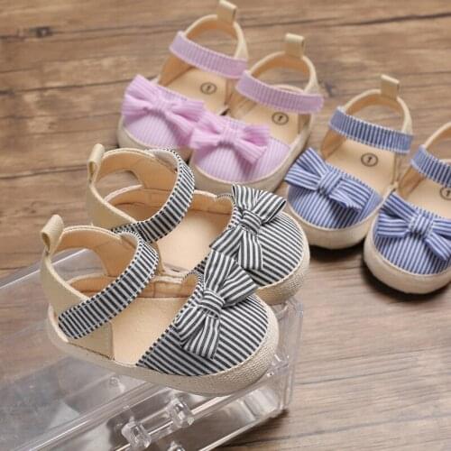 Spring and Autumn 0-1 female baby princess shoes soft bottom shoes non-slip baby toddler shoes