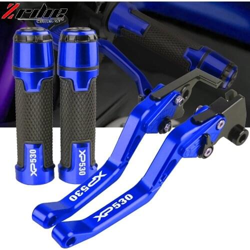 For YAMAHA XP 530 XP530 2012 2013 2014 2015 2016 Motorcycle Accessories Brake Clutch Levers Handlebar Grip Handle Hand Grips
