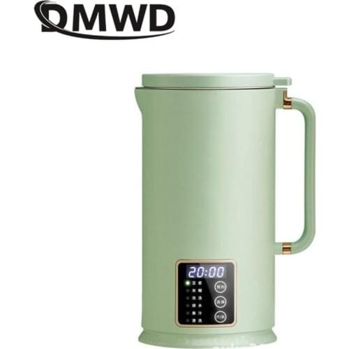 DMWD Household Soymilk Machine Automatic Juicer 400ML Fruit Maker Vegetable Extractor Food Blender Water Boiler Ice crusher