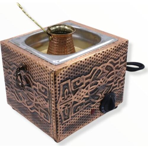 Tulip Home Accessories - Authentic Turkish Copper Electric Hot Sand Coffee Maker Heater Machine 110V - 220V