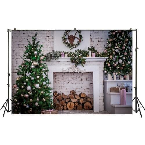 HUAYI Photography Backdrops Christmas Photo Background Christmas Xmas Family Party Decor Banner Studio Photobooth BackdropXT6160
