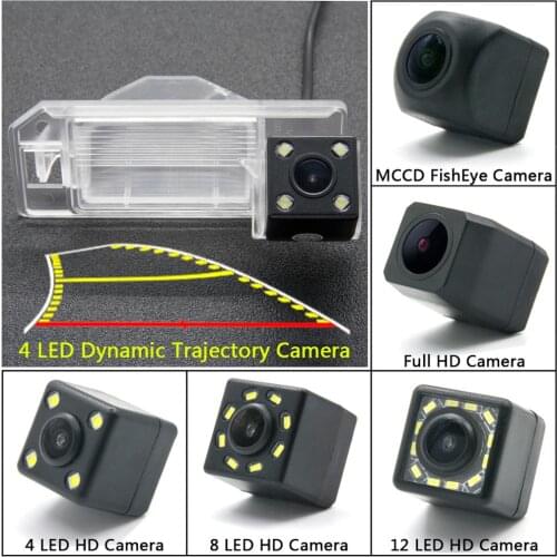 HD Dynamic Trajectory Tracks Rear View Reverse Camera for Mitsubishi ASX 2011 2012 2013 RVR Outlander Sport XL Car LCD Monitor