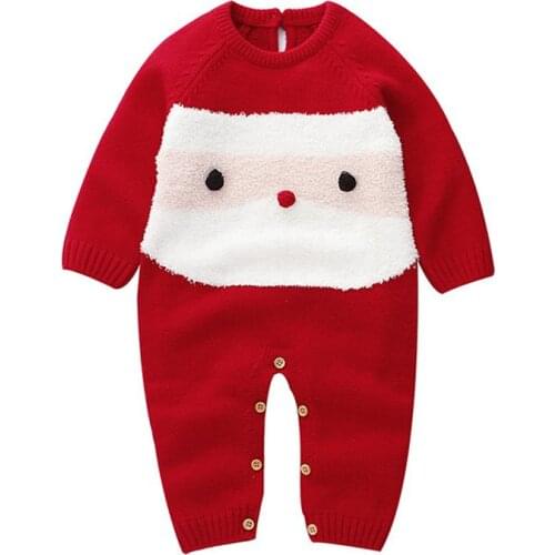 2020 Autumn Warm Long Sleeve Baby Romper New Winter Jumpsuit My First Birthday Newborn Baby Clothes 0-1 Years
