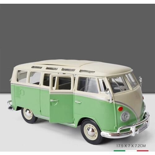 1/24 Bus Model Childrens Alloy Toy Car Model Car Birthday Gift Decoration Collection