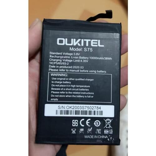 Original oukitel WP6 phone battery 10000mah for OUKITEL WP6 Ip68 Rugged Waterproof Smartphone MT6771T Octa Core