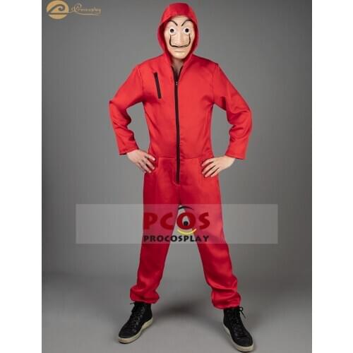 ProCosplay In stock La casa de papel Dali red outfit cosplay costume for men mp005159