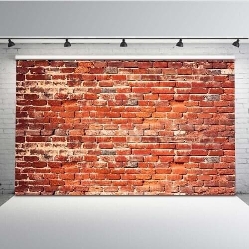 Mehofoto Vintage Red Brick Wall Background for Photography Backdrop for Photo Studio Customize Y-712