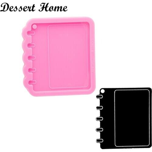 DY0825 Bright Resin Art diy Keychain Notebook Mould ,Calendar Resin Silicon Mold keyring , DIY Epoxy Jewellery Making