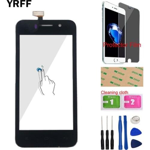 4.5'' Mobile Touch Panel Outer Glass For Fly IQ446 Touch Screen Digitizer Panel Lens Sensor Tools Protector Film
