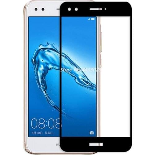 3D Full Cover Screen Protector For HuaWei Y6 Pro 2017 Full Glue Tempered Glass for HuaWei Enjoy 7 P9 Lite Mini Protective Film