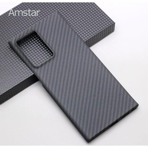Amstar Real Carbon Fiber Protective Case for Samsung Note 20 Ultra Anti-fall Ultra-thin Carbon Fiber Cover for Samsung Note 20