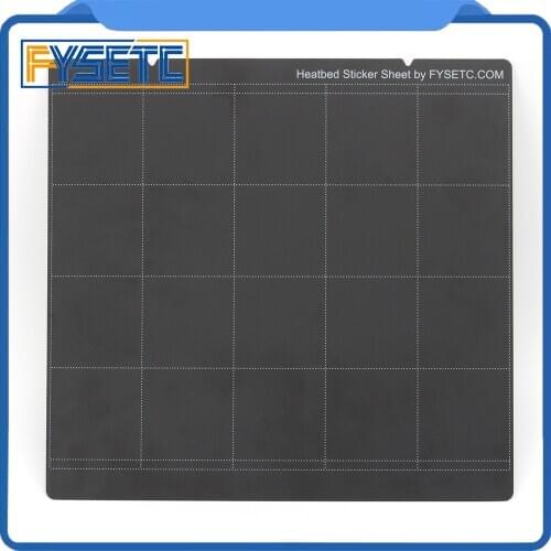 1pc Prusa i3 MK3 MK52 Sheet Heat Bed Platform 3D Printer Buildplate Black Sticker Sheet For Prusa i3 Mk3 Mk2.5 Heat Bed