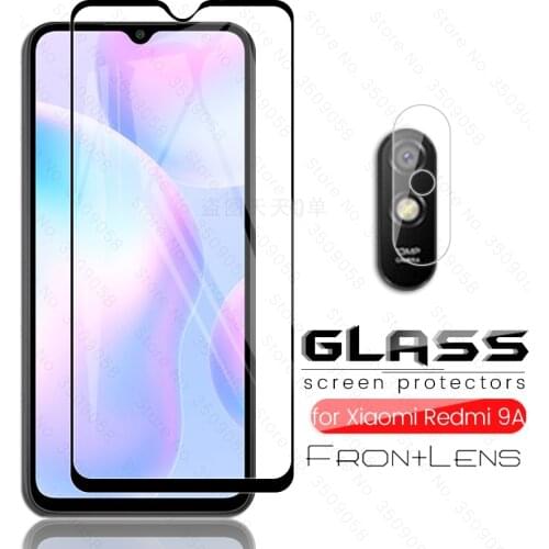 2-in-1 camera protector for xiaomi redmi 9a 9 a glass protective glass on xiomi redmy readmi 9a radmi 9 a redmi9a glasses safty