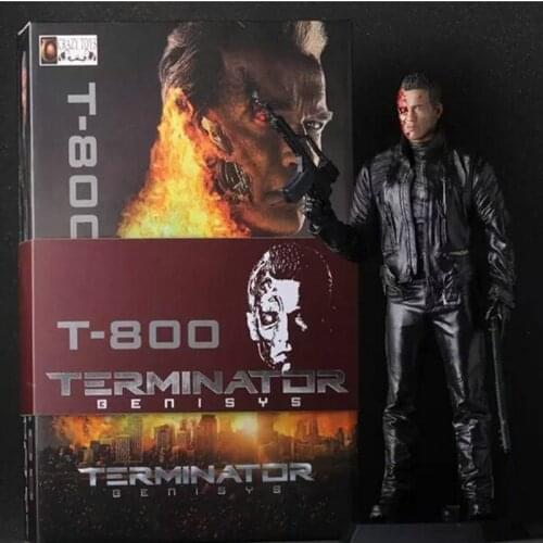 The Terminator 2 T-800 Arnold Schwarzenegger PVC Action Figure Collectible Model Toy 12" 30cm