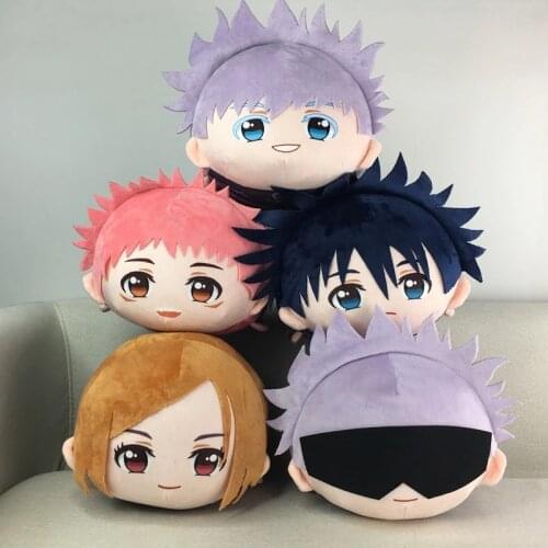 Jujutsu Kaisen Gojo Satoru Yuji Itadori Fushiguro Megumi Plush Toy Stuffed Doll Birthday Present for Child