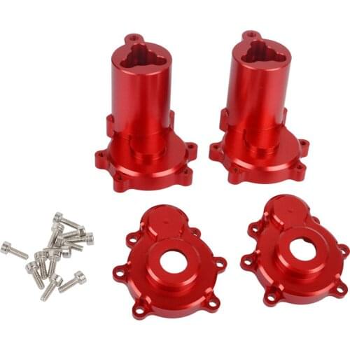 Aluminum Alloy L/R Rear Outer Portal Housing Set for Redcat GEN8 Scout II RER11334 RER11407 1/10 RC Crawler Car