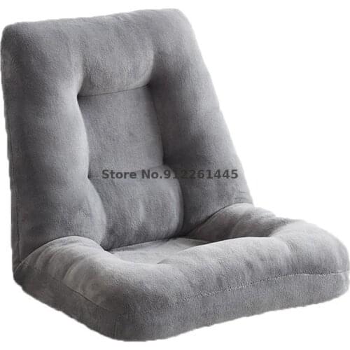 Multifunctional Fabric Bed Lazy Sofa Single Bay Window Tatami Internet Cafe Computer Legless Adjustable Folding Chair