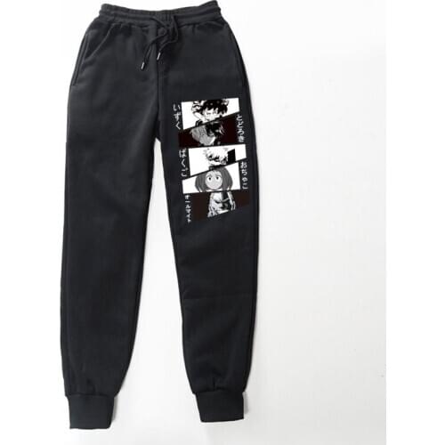 Anime My Hero Academia Harajuku Mens Pants Print Joggers Male Trousers Casual Pants Sweatpants Jogger Fitness sweatpants