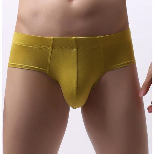 Sexy Gay Underwear Men Briefs Shorts Modal Panties For Man Breathable Mid-rise U Convex Pouch Underpants Cueca calzoncillo M-XXL