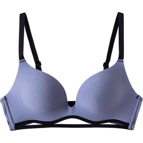 Underwear female thin money big bosom shows small on hold prevent prolapse summer girl beauty back female gather small bosom