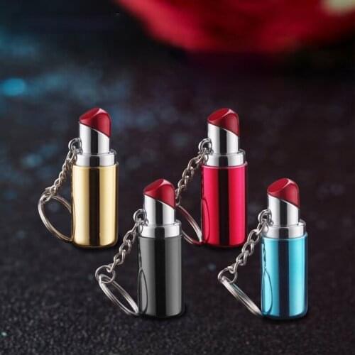 Personality Fun Girl Lipstick Pendant Creative Inflatable Lighter Smoking Accessories for Weed Cute for Girl Smoke Accessories
