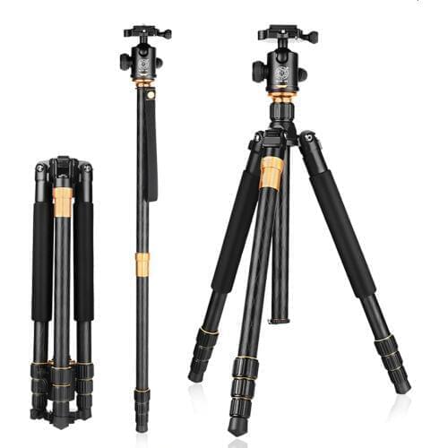 Pro Q999 SLR camera tripod photography package tour portable digital tripod +Ball Head Wholesale free shipping