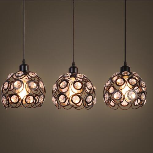 Stairs lights Restaurant bar simple balcony stairs pendant light Cafe creative personality Nordic Industrial single FG31