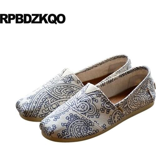 Slip On Driving Soft Soled Hot Sale Printed Breathable Shoes 2021 Comfort Designer Summer Men Casual Slip-ons Fashion Canvas