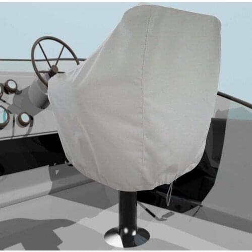 Waterproof Outdoor Portable Boat Seat Cover Ship UV Resistant Yacht Captain Chair Dust Cover Elastic Closure Protection Covers