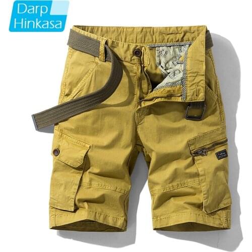 High-quality Summer New Casual Fashion Shorts Mens Casual Loose Five-point Pants Mens Shorts Solid Color Casual Overalls