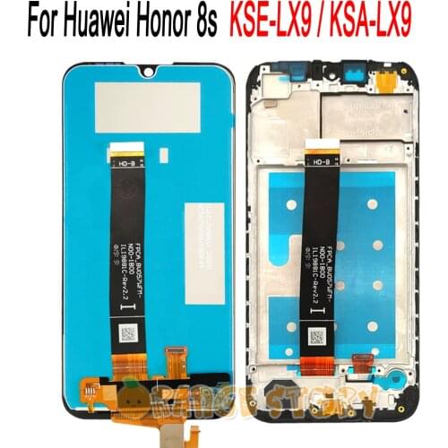 100% Tested Display For Honor 8s KSE-LX9 KSA-LX9 LCD Display Touch Screen Frame Assembly For Honor8s LCD Screen Glass Module