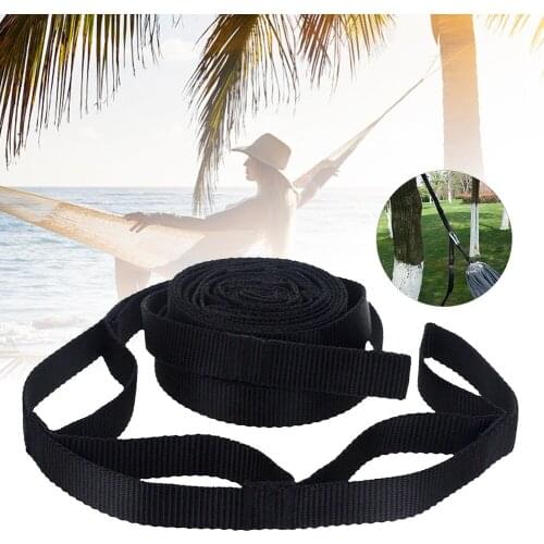 2Pcs 200cm Hiking Yoga Tied Rope Aerial Accessories Park Hammock Strap Portable Adjustable Tree Hanging Camping Garden