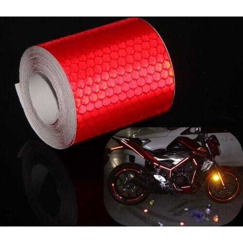5cm*5m Sticker Bike Body Reflective Stickers Reflective Safety Warning Conspicuity Tapes Film Stickers Strip Bicycle Accessories