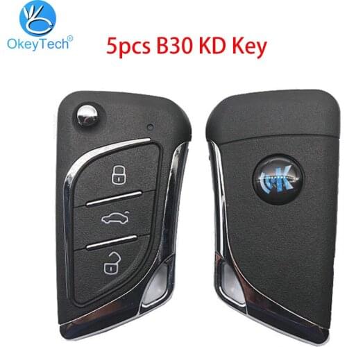 B30 KD900 URG200 KD900+ KD200 Mini KD KD-X2 Universal Remote Control 3 Button KD Key Remote Car Key B30 5pcs Car key