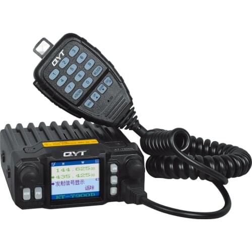 DHL Freeship+QYT KT-7900D Mini Mobile Radio Transceiver Four Band Vhf Uhf 25W Walkie talkie Car Radio Station Upgraded KT-8900R