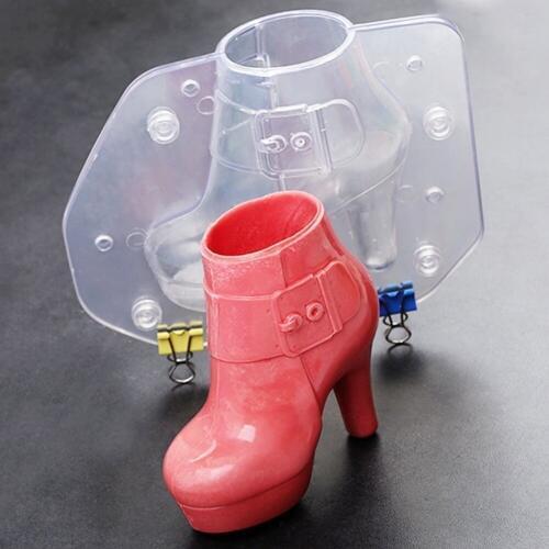 Ladies Boots Shoes Chocolate Candy Mould 3D Fondant Jelly Cake Mold for DIY Home Baking Tool