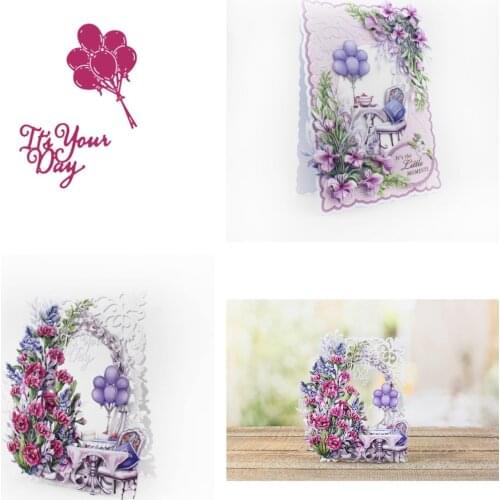 Its Your Day Metal Cutting Dies for DIY Scrapbooking Crafts Dies Cut Stencils Maker Photo Album Template Handmade Decoration