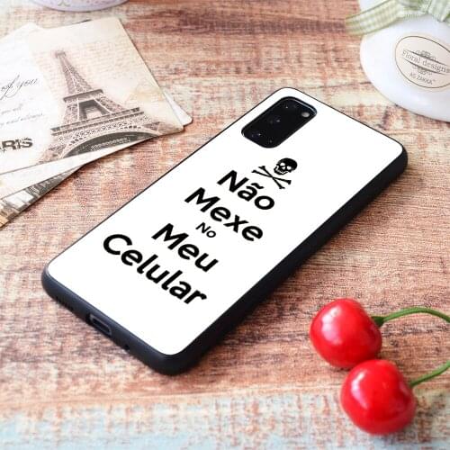 For Samsung Galaxy Don't touch my phone Soft TPU border Samsung Galaxy Case