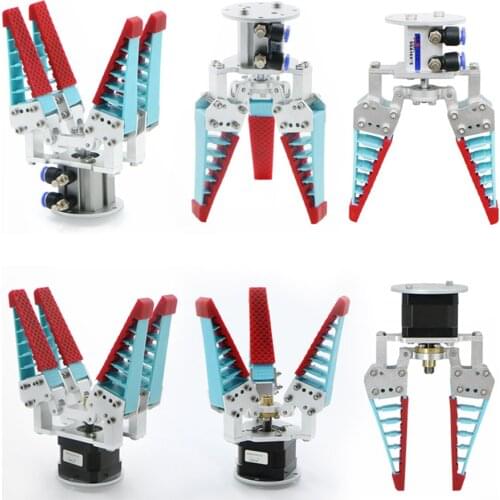 Newest 2kg Load Flexible Robot Claw with Silicone Mechanical Finger Fruit Sorting Gripper, Adaptive Pneumatic Electric Grab