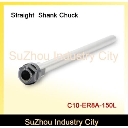 New ! C10 ER8A 150L Collet Chuck Hoder Straight Extension Rod Shank Chuck Collect ER8 Collet ER8A Nut for CNC Milling