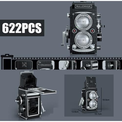 New Ideas City Creative High-Tech Digital Camera Building Block Creator MOC Model DIY Bricks Educational lepining Toys Christmas