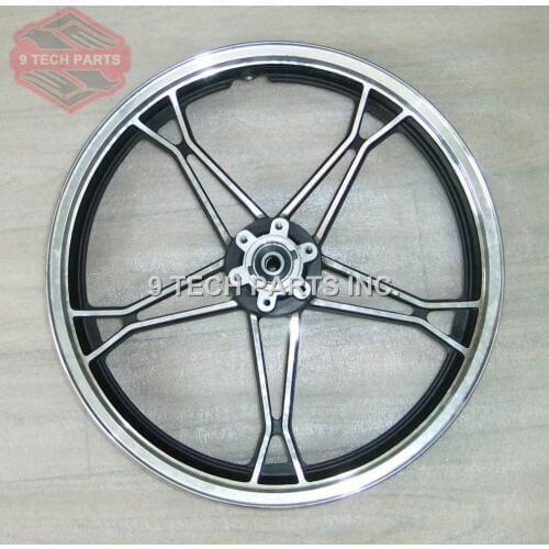 OEM QUALITY GN250 FRONT ALUMINUM WHEEL RIM COMPLETE wheel size is 1.80*18