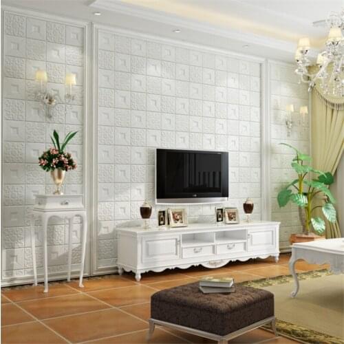 Ceiling Sticker Decoration 3d Background Foam Wallpaper Wall Sticker Living Room Bedroom Self-adhesive Home Decoration