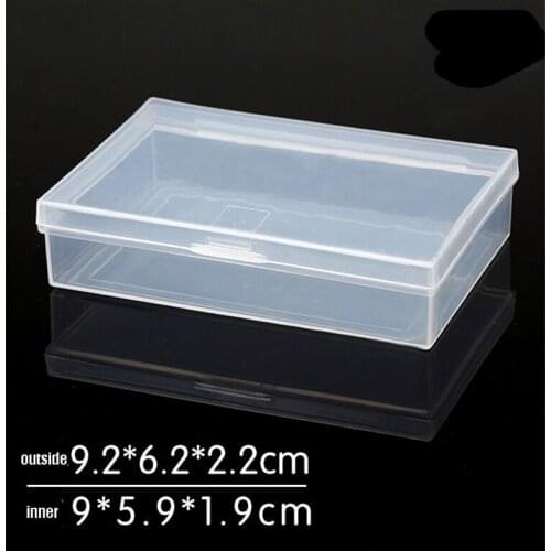 Transparent plastic boxes playing cards container PP storage case packing poker game card box for pokers set