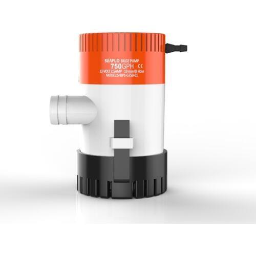 SEAFLO 750 GPH Flow Rate CE Passed 12V 24V submersible Bilge Pump Marine RV Boats Caravan Camper