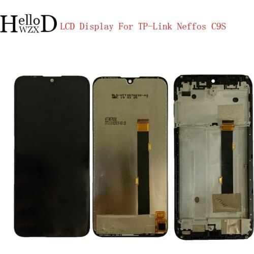 Mobile LCD Display For TP-Link Neffos C9S LCDs LCD Display Touch Screen Lens Sensor Digitizer Panel Front Glass Frame Tools