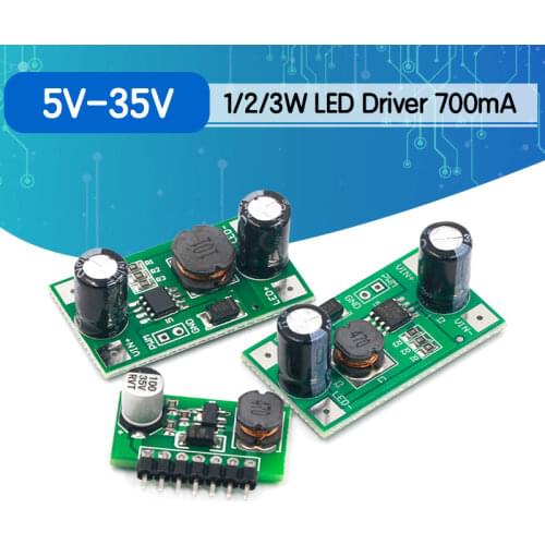 3W 5-35V LED Driver 700mA PWM Dimming DC to DC Step-down Constant Current